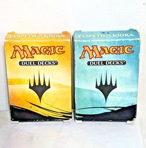 MTG Magic The Gathering Dual Deck Elspeth Vs Kiora 2015 Wizards Of The Coast - Foto 1 di 3