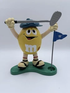 M&M’s Yellow Golf Candy Dispenser With Blue Hat From Germany - Picture 1 of 9