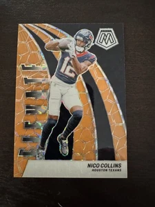 2024 Panini Mosaic Nico Collins #15 Elevate Orange Fluorescent 19/25 Texans - Bild 1 von 2