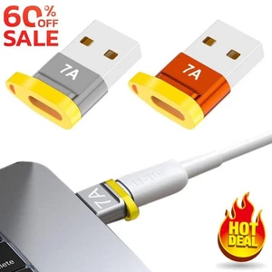 Cable de datos USB a tipo C 3.0 hembra a cargador puerto adaptador de teléfono 7A 60% de descuento - Imagen 1 de 15