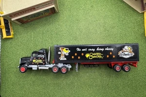 1993 Majorette Road Eaters Chester Cheetah Cheetos Truck Black HTF Semi Cab VTG - Picture 1 of 16