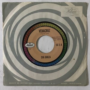 EVA GARZA / CARLOS CAMPOS -VERACRUZ / TUS PUPILAS- 1970 MEX 7" SINGLE CS PROMO - Picture 1 of 4
