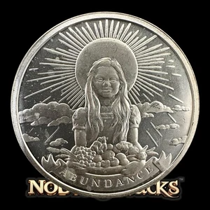 2017 Silver Shield Abundance 1 oz .999 Silbermedaille limitierte Auflage Kunst Design - Bild 1 von 2