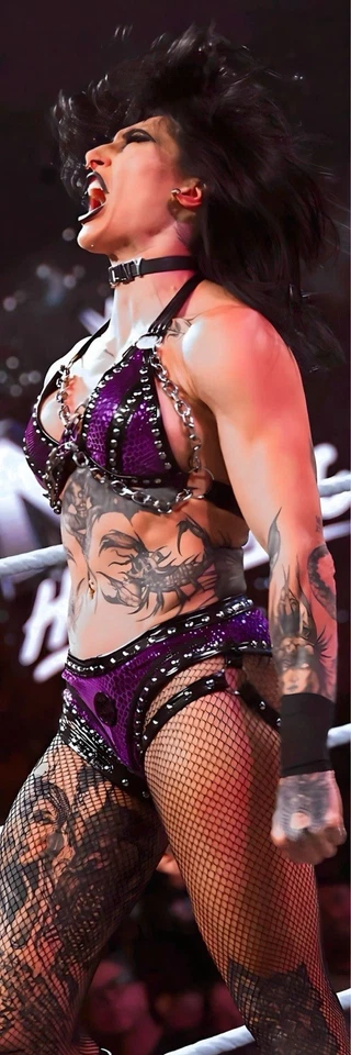 WWE GIANT 2’X6’ VINYL BANNER - RHEA RIPLEY - Image 1 of 1