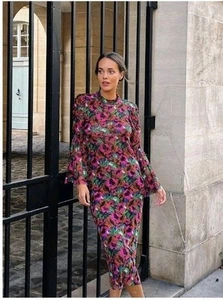 Misa Los Angeles Elektra Midikleid Gr. L - Bild 1 von 10