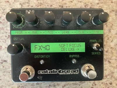 Used Catalinbread Soft Focus Deluxe Shoegaze Reverb Guitar Effects Pedal ♫ - Image 1 of 4