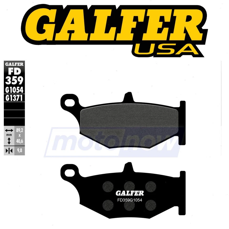 Galfer Brakes Rear Semi-Metallic Brake Pads for 2008-2017 Suzuki GSX1300R ou - Image 1 of 4