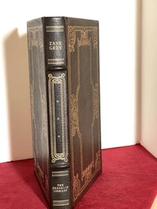 ZANE GREY The Ranger & Other Stories Franklin Library 1979 Leather Gilt Moire - Picture 1 of 11