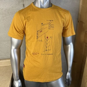 Lina Bo Bardi T Shirt Men’s S-M Yellow Line Art - Picture 1 of 6