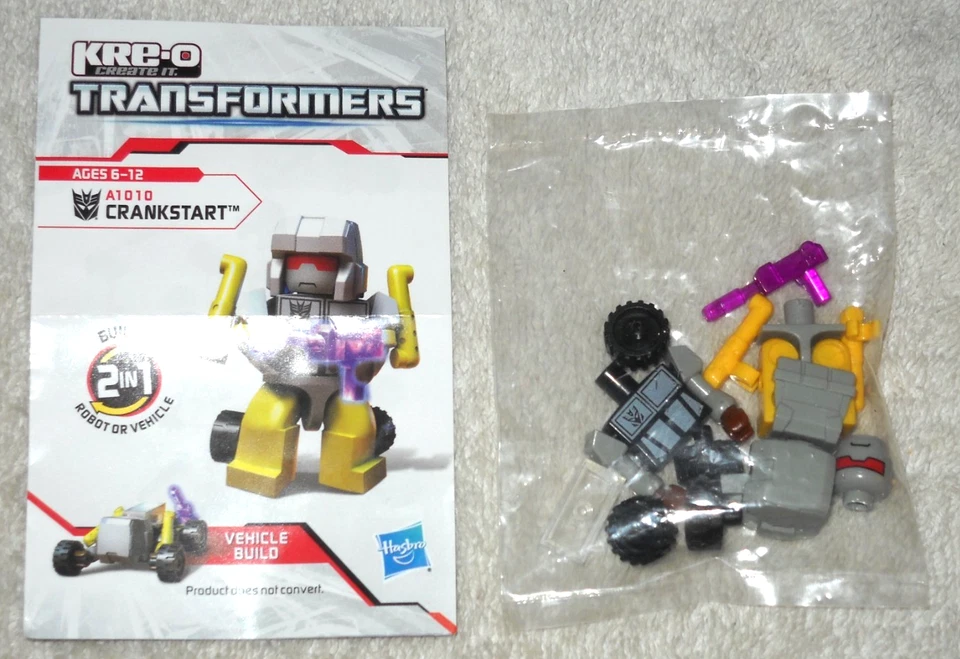 Transformers Kreo (Kre-o) - Crankstart - 100% complete - Image 1 of 1