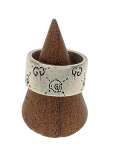GUCCI Ring SV925 Size 18 Silver Mens Used - Picture 1 of 4