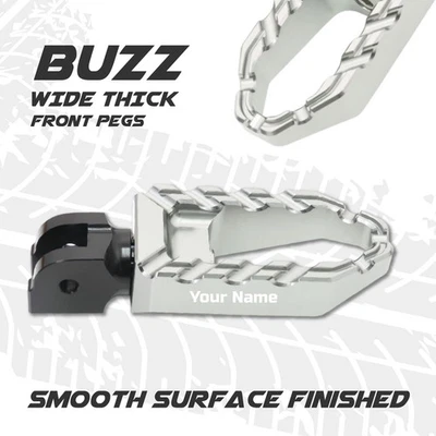 Clavijas de pie grandes delanteras antideslizantes láser TIT para Honda CBR929RR 00 01 Foto 1 de 4