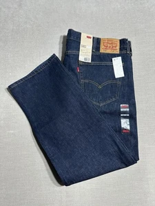 Neu mit Etikett Levi's Jeans 505 Regular Fit Jeans 42 x 30 dunkelblau gerades Bein Denim - Bild 1 von 7