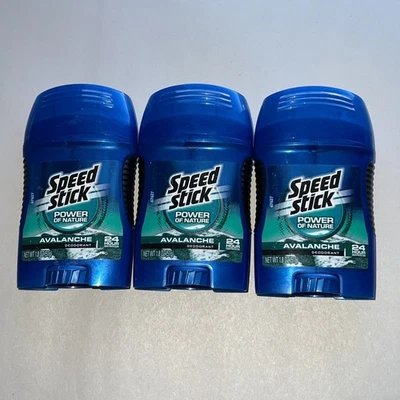 Speed Stick Power Of Nature Avalanche Deodorant 24H Odor Protection 3-Pack NOS - Image 1 of 3