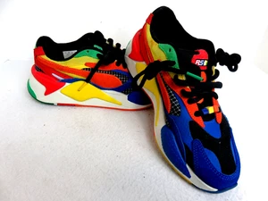 Puma RS-X Rubiks Cube Sneakers RARE Running Shoes Mens/Boys size 6C Womens 7.5 - Picture 1 of 17