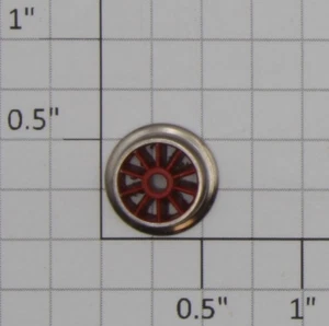 Rueda roja con brida de 10 radios Marklin 214190 (rueda de marcha) - Imagen 1 de 2