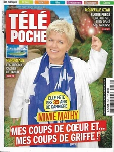TELE POCHE n°2545 22/11/2014 Mimie Mathy/ Elodie Frégé/ Anthony Delon/ P.Obispo - Imagen 1 de 1