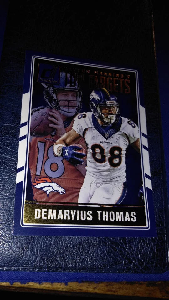 2016 Donruss Peyton Manning's Top Targets Demarvius Thomas #4 - Image 1 of 1