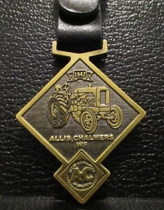 ALLIS CHALMERS 1947 WF Tractor Watch Fob Menno Pioneer Power & Toy Show 2005 ac - Picture 1 of 4