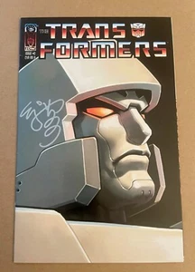 Transformers #0 Summit variante RRP FIRMADA IDW diamante lámina de oro infiltración - Imagen 1 de 2