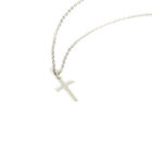Fashion Christian Jesus Cross Necklaces Gold Silver Color Long Chain Pendan J.