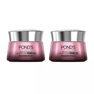 2x Pond's Bright Miracle Night Cream Ultimate Clarity Reduce Dark Spot Bright45g - Picture 1 of 3