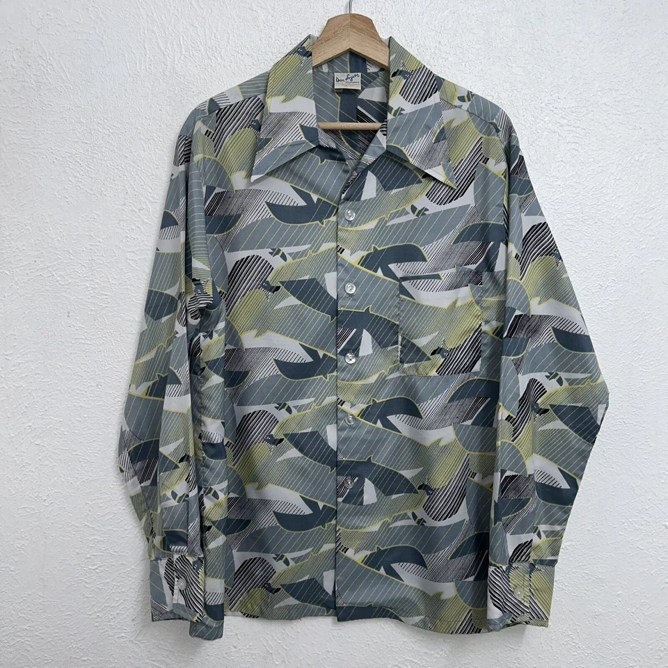 Camisa De Colección Don Loper California Duque de Hollywood Abotonada Para Hombre Grande’s Foto 1 de 4