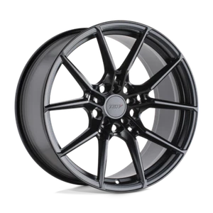 TSW Neptune Semi Gloss Black Wheels: 18x8, 5x108/5x4.25, 40mm, 1880NPT405108B72 - Picture 1 of 4