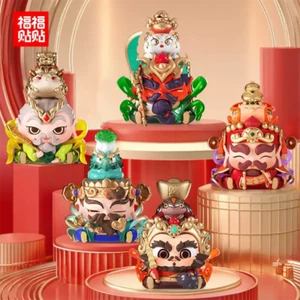 FUFU TIETIE Studio God Of Wealth Serie 5 Confezioni Scatola Cieca PVC 7cm Nuovo In Magazzino - Foto 1 di 5