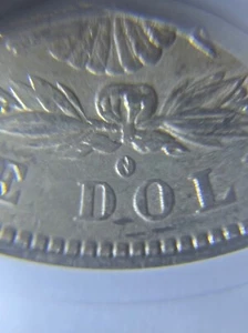 1882 O/S Morgan Silver Dollar ANACS AU53 VAM-3 Flush Top 100 Old Soapbox Holder - Picture 1 of 10