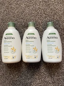 3x Aveeno Daily Moisturising Body Wash, 500ml Normal To Dry Skin. - Picture 1 of 5