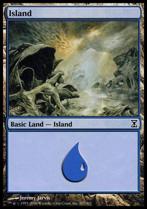 Island (287) - Foil ~ Lightly Played Time Spiral MTG Magic UltimateMTG Land Card - Image 1 of 1