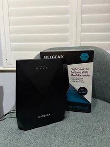 Netgear Nighthawk X6 Tri-Band WiFi Mesh Extender - Noir - Photo 1/8