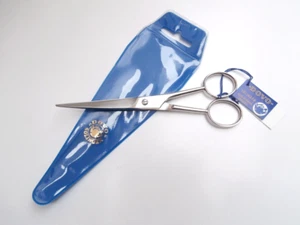 DOVO Bracht 5,5" Haarschere GEBOGEN Curved, bent Top Solingen Scissor Bartschere - Picture 1 of 5