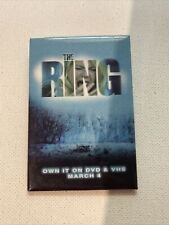The Ring Horror Movie Promo Button Pin Video & DVD Release