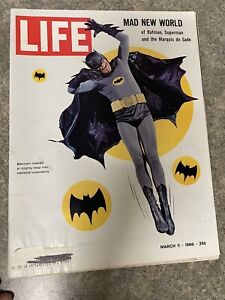 Vintage Life Magazine BATMAN / ADAM WEST (March 11, 1966) - *See description*