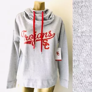 FELPA CON CAPPUCCIO SC TROJANS Shimmer logo SWEATSHIRT XS nuova con etichetta - Foto 1 di 5
