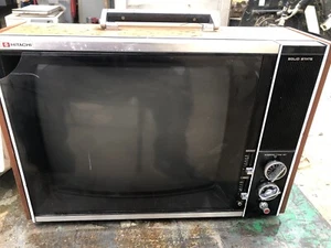VINTAGE HITACHI SOLID STATE SU-85 FERNSEHER - Bild 1 von 4