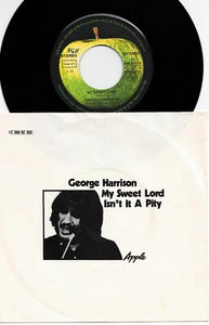 GEORGE HARRISON - MY SWEET LORD Very rare 1971 german only P/S Single Release M- - Picture 1 of 1