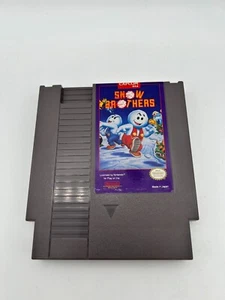 SNOW BROTHERS Nintendo NES Game Authentic Tested - Picture 1 of 5