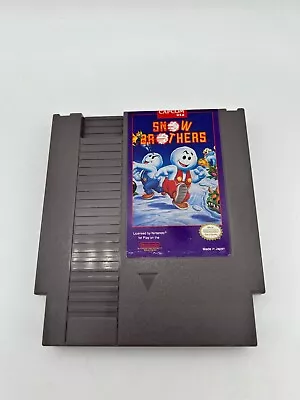 SNOW BROTHERS Nintendo NES Game Authentic Tested - Image 1 of 4
