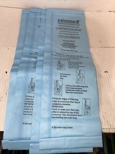 4 Genuine Bissell Vacuum BigGreen Commercial 23X7 Disposable Bags Fits BGU8000 - Picture 1 of 4