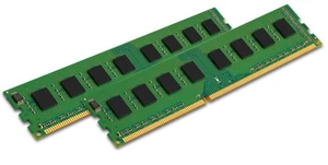 KINGSTON 2x 2 GB 4 GB PC / RAM de escritorio DIMM DDR3 1066 MHz PC3-8500 KVR1066D3N7/2G - Imagen 1 de 1