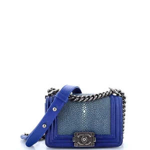 Chanel Boy Flap Bag Stingray Mini - Picture 1 of 7