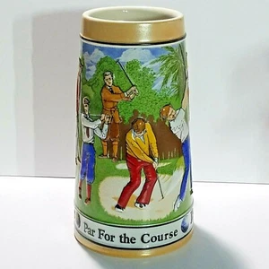 Budweiser Sports Stein 1992 Par For The Course CS165 Limited Edition No Box - Picture 1 of 5