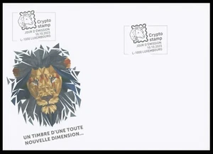 Luxembourg 2023 Lion stamp FDC - Picture 1 of 1