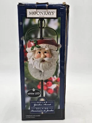 MoonRays SANTA Solar White LED Garden Accent - Brand New - Image 1 of 2