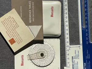 VINTAGE SAMA & ETANI MODELL KREISRECHENSCHIEBER UMBAUTISCH MONSANTO WERBUNG. - Bild 1 von 16