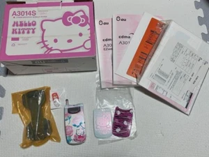 Hello Kitty au A3014S Flip Phone Rare Collector's Item - Picture 1 of 5
