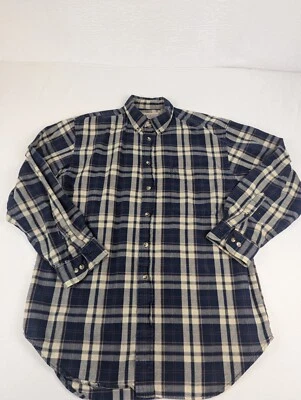 Camisa NorthWest Territory L/S Para Hombre Mediana Azul/Tostado Cuadros Exterior Foto 1 de 4